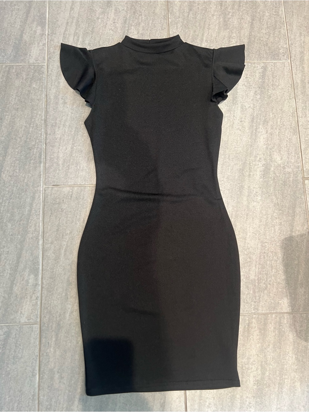 PrettyLittleThing Black Fitted Pencil Dress